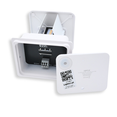 LightLi Kinkiet zewnętrzny CUBE 12W 24V CCT White
