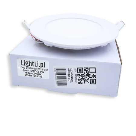 LightLi Plafon podtynkowy 18W 120° 24V CCT