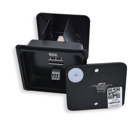 LightLi Kinkiet zewnętrzny CUBE 12W 24V CCT Black