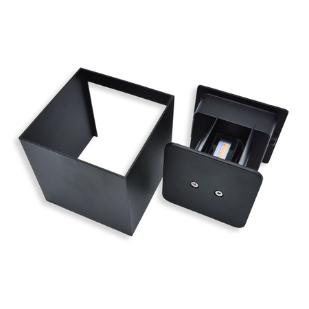 LightLi Kinkiet zewnętrzny CUBE 12W 24V CCT Black